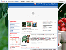 Tablet Screenshot of gimnazjumpakoslaw.pl